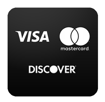 Accepted credit cards