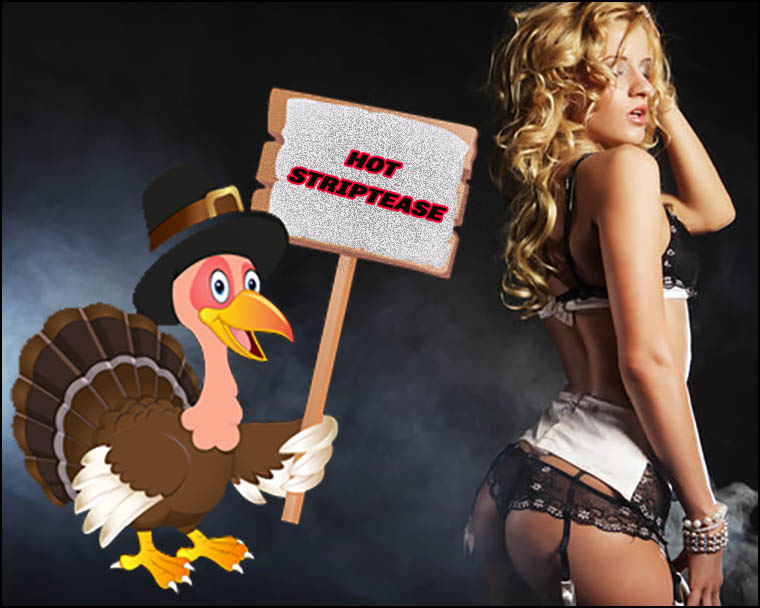 Order a hot and sexy female stripper for Thanksgiving 2021
